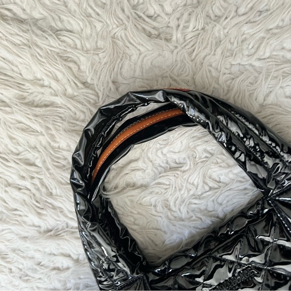 MZ Wallace Black Lacquer Quilted Bag - Picture 6 of 15